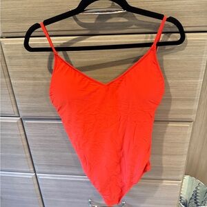 J. Crew Red One Piece Swimsuit